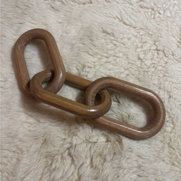 Threshold Wooden Chain Decor - Brown - Picture 3 of 3